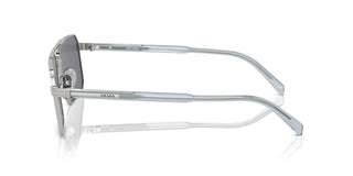 Prada Pr A57s Men Silver Squared Sunglasses