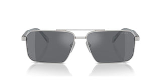 Prada Pr A57s Men Silver Squared Sunglasses