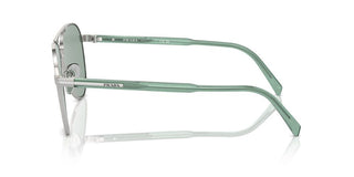 Prada Pr A58s Men Silver Pilot Sunglasses