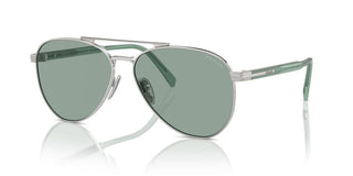 Prada Pr A58s Men Silver Pilot Sunglasses