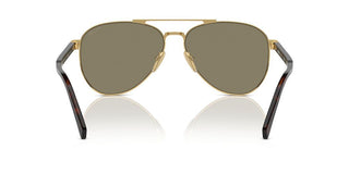 Prada Pr A58s Men Gold Pilot Sunglasses