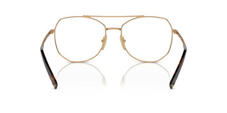 Prada Pr A58v Women Gold Pilot Eyeglasses