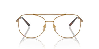 Prada Pr A58v Women Gold Pilot Eyeglasses