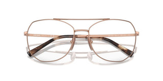 Prada Pr A58v Women Rose Gold Pilot Eyeglasses