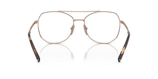Prada Pr A58v Women Rose Gold Pilot Eyeglasses