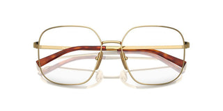 Prada Pr A59v Women Gold Geometric Eyeglasses
