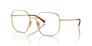 Prada Pr A59v Women Gold Geometric Eyeglasses