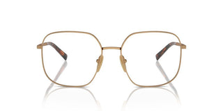 Prada Pr A59v Women Brown Geometric Eyeglasses