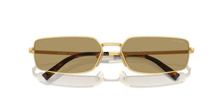 Prada Pr A60s Women Gold Squared Sunglasses