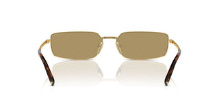 Prada Pr A60s Women Gold Squared Sunglasses