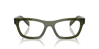 Prada Pr B01v Women Green Squared Eyeglasses