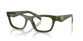 Prada Pr B01v Women Green Squared Eyeglasses