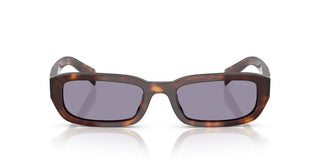 Prada Pr B06s Women Brown Rectangle Sunglasses