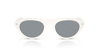Prada Pr B15s Women White Squared Sunglasses