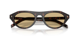 Prada Pr B15s Women Havana Squared Sunglasses