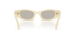 Prada Pr B16s Women White Cat Eye Sunglasses