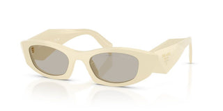 Prada Pr B16s Women White Cat Eye Sunglasses