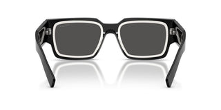 Prada Pr B17s Men Black Rectangle Sunglasses