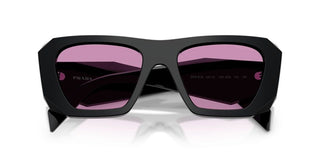 Prada Pr B18s Women Black Squared Sunglasses