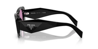 Prada Pr B18s Women Black Squared Sunglasses