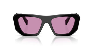 Prada Pr B18s Women Black Squared Sunglasses