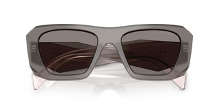 Prada Pr B18s Women Grey Squared Sunglasses