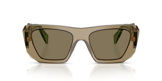 Prada Pr B18s Women Brown Squared Sunglasses