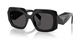 Prada Pr B23s Women Black Geometric Sunglasses