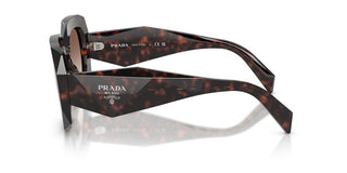 Prada Pr B23s Women Havana Geometric Sunglasses