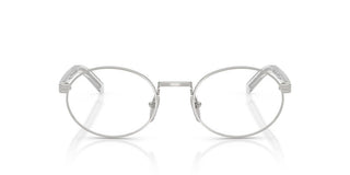 Prada Pr B55v Women Silver Round Eyeglasses