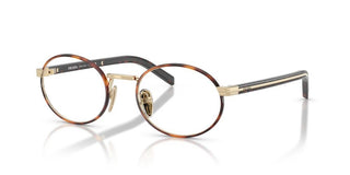 Prada Pr B55v Women Havana Round Eyeglasses