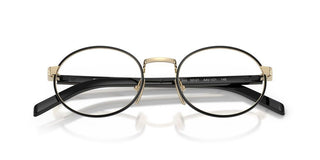 Prada Pr B55v Women Gold Round Eyeglasses