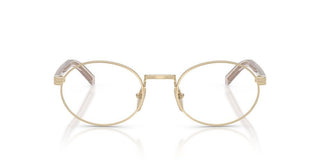 Prada Pr B55v Women Gold Round Eyeglasses