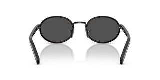 Prada Pr B56s Women Black Round Sunglasses