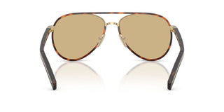 Prada Pr B57s Women Gold Pilot Sunglasses