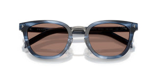 Prada PR C01SD men Havana Geometric Sunglasses