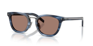Prada PR C01SD men Havana Geometric Sunglasses