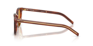 Prada PR C01SD men Brown Geometric Sunglasses