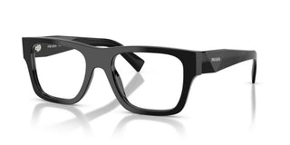 Prada PR C01V men Black Squared Eyeglasses