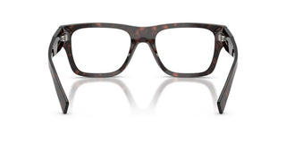 Prada PR C01V men Havana Squared Eyeglasses