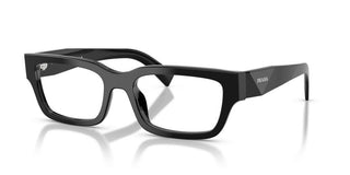 Prada PR C02V men Black Squared Eyeglasses