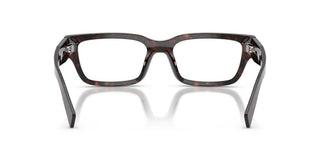 Prada PR C02V men Havana Squared Eyeglasses