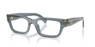 Prada PR C02V men Grey Squared Eyeglasses