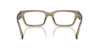 Prada PR C02V men Brown Squared Eyeglasses