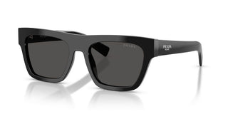 Prada PR C03S men Black Geometric Sunglasses