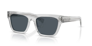Prada PR C03S men Transparent Geometric Sunglasses