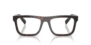 Prada PR C03V men Havana Squared Eyeglasses