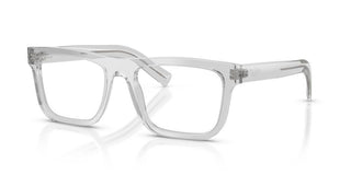 Prada PR C03V men Grey Squared Eyeglasses