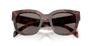 Prada PR C04S women Havana Geometric Sunglasses