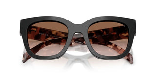 Prada PR C04S women Black Geometric Sunglasses
